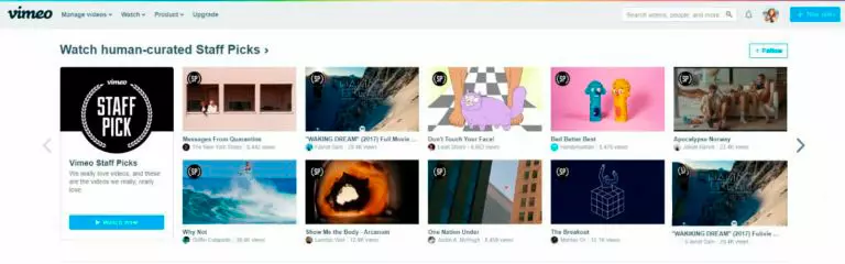 Платформа Vimeo.com Платформа Vimeo.com